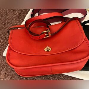 RED!!!!!!!!!!!     COACH CITY BAG VERIFIED AUTHENTIC  # 9790